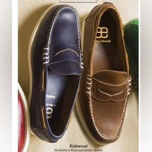 Allen Edmonds Kirkwood Boat Shoes Penny Loafers